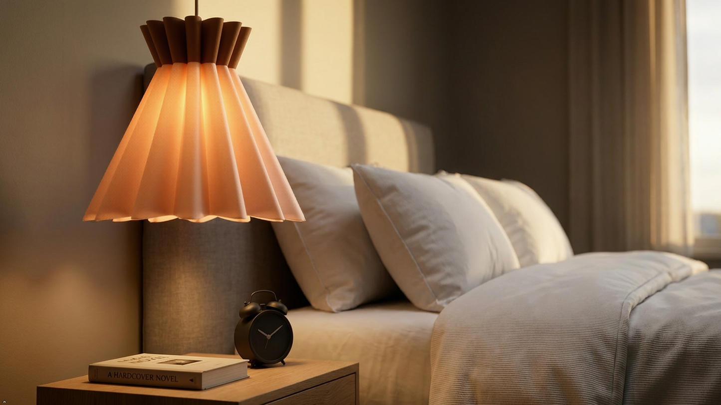 Bellefold 3D Printed Pendant Light