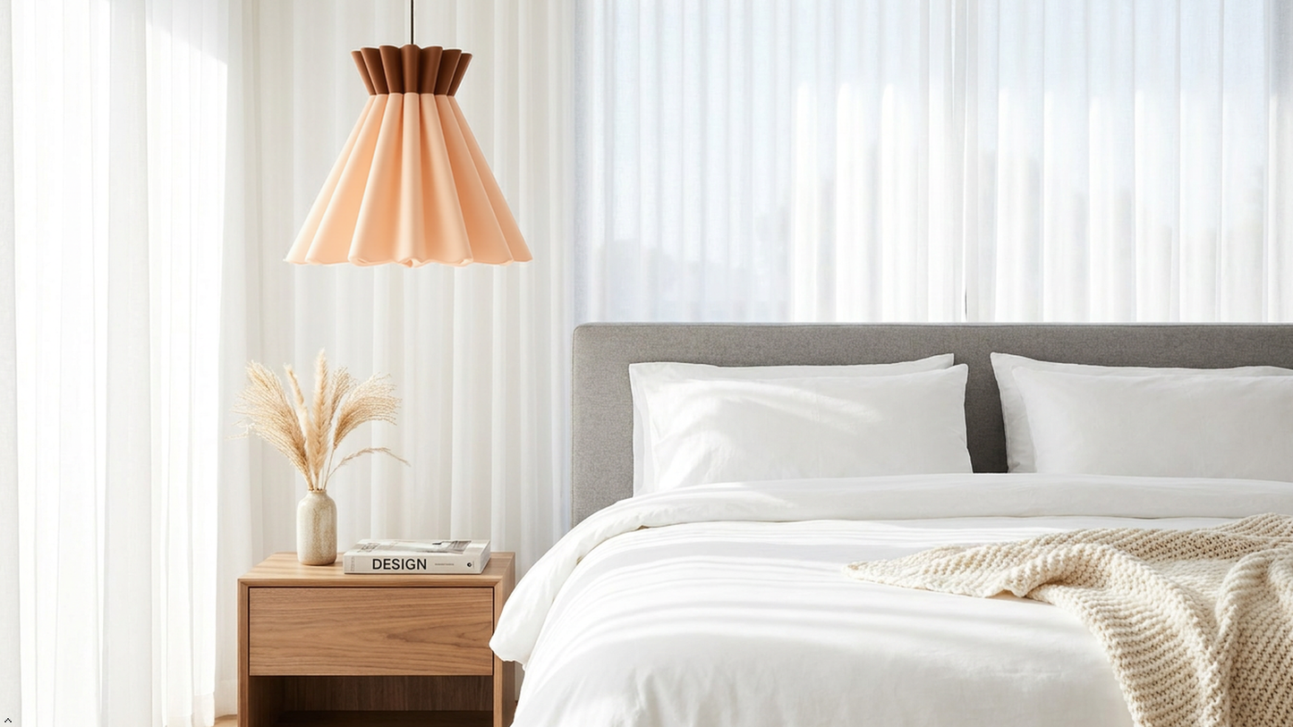 Bellefold 3D Printed Pendant Light
