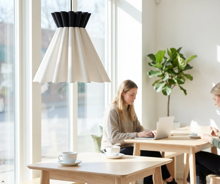 Bellefold 3D Printed Pendant Light