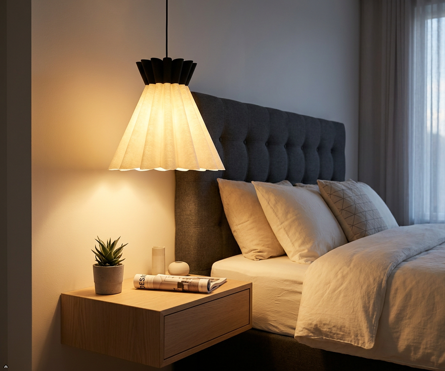 Bellefold 3D Printed Pendant Light